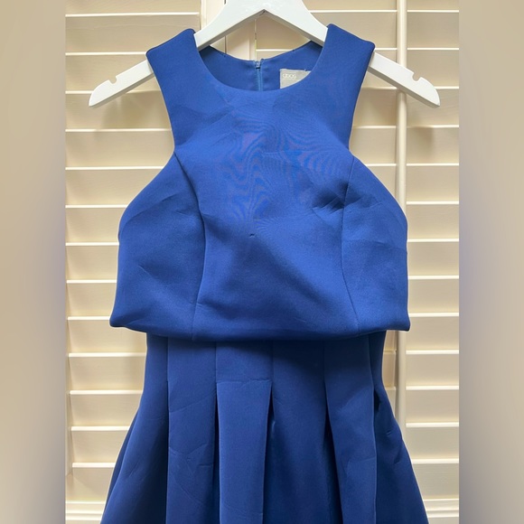 Royal Blue Scuba Dress - Picture 5 of 5